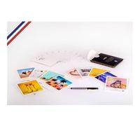 Boîte de 10 cartes simples Clik créées et imprimées en France sur papier PEFC avec 10 enveloppes G