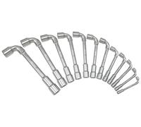 KS Tools – Clés à pipe 517.0442 – Débouchées 6 pans métriques 7–24 mm – Boîte de 12