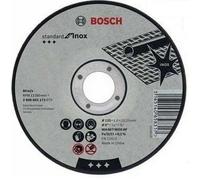 Bosch Disques à tronçonner Standard INOX 2608619050 Ø125×1,6×22,23 mm – Boîte de 10