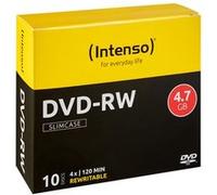 Boîte de 10 DVD-RW Intenso 4.7 Go DVD