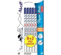 Boite De 10 Effaceurs Réécriveurs De Stylo Plume "Mon Effaceur Pointe Fine" Paper Mate By Reynolds