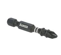 Boite de 10 embouts impact 1/4'' cruciforme PH2 longueur 50mm - - 134073