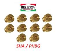 BOITE DE 10 GICLEUR DELLORTO 5MM SHA PHBG N° 50 à 72 50/52/55/58/60/62/65/68/70/72 CARBURATEUR MOTO MOBYLETTE SCOOTER