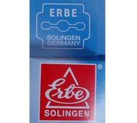 Boite de 10 lames de rasoir Coupe-Cors 92000/001/009, acier de Solingen ERBE