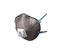 Boîte de 10 masques antipoussières coque jetable série 9922 FFP2 avec soupape noir - - 7000088787
