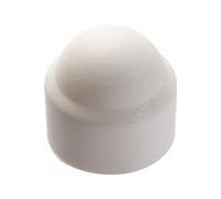 Acton Caches écrous hexagonaux 8560110 - polyéthylène blanc RAL 9010 Ø 10 mm - boîte de 100