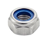 Acton - Écrous hexagonaux de sécurité inox A2 Ø 10 mm - 100 pièces