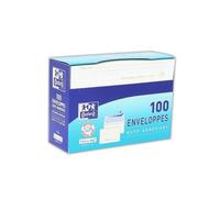 boite de 100 EnveloPPes Oxford 114x162 auto adhésives precasees inviolables blanc