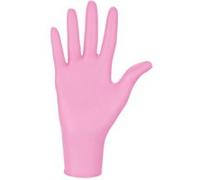Vivezen - Boite De 100 Gants En Nitrile Jetables - Non Poudrés - Taille L - Rose