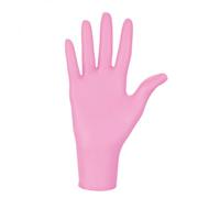 Vivezen - Boite De 100 Gants En Nitrile Jetables - Non Poudrés - Taille M - Rose