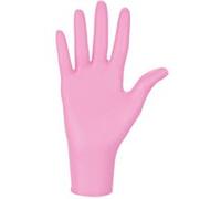 Vivezen - Boite De 100 Gants En Nitrile Jetables - Non Poudrés - Taille M - Rose