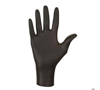 Boite de 100 gants en nitrile jetables - non poudrés - Taille XL - Noir - Vivezen