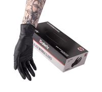 Boîte de 100 gants en nitrile noir Saferly - Medium - Boite de 10