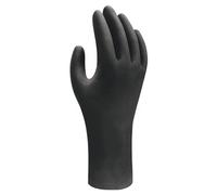 Boîte de 100 gants jetables nitriles EBT noir TM/8 - - 6112PFM