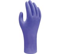 Boîte de 100 gants nitrile bleu COBALT TM 7/8 - SHOWA - 7540-T.M