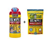 Boite de 100 lingettes HEAVY DUTY + recharge de 100 lingettes BIG WIPES