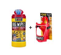 Boite de 100 lingettes HEAVY DUTY + support BIG WIPES