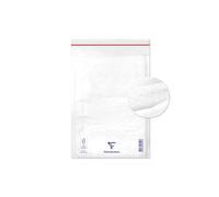 Boite de 100 Pochettes Blanches Matelassées de Film à Bulles 180x260 mm - Auto-adhésives - Blanc