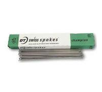 Boîte De 100 Rayons Coudés Dt Swiss Champion M 2x282 Mm Argenté