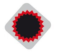 Tip Top Red F1 Patch Kit 100 Units Rouge,Noir Black