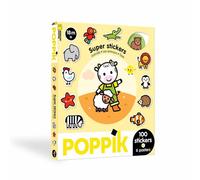 Boite de 100 stickers Les animaux Poppik