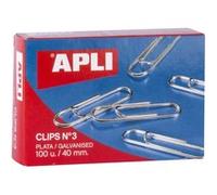 Boîte de 100 trombones 40mm Apli G