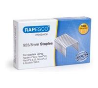 Rapesco 1236 Agrafes Galvanisées Résistantes de Type 923/8 mm, Lot de 1000