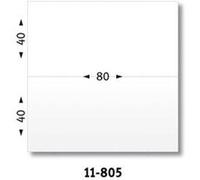 Boite de 1000 étiquettes d'affranchissements, Format 76 x 40 mm, 2 front G