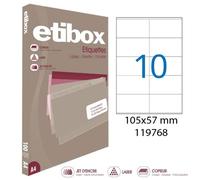 Boite De 1000 Étiquettes - Format 105x57mm - Etibox - Apli 119768