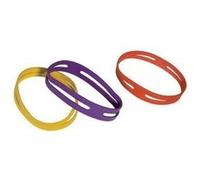 Boîte de 100g de bracelets caoutchouc en croix Läufer 80x11mm coloris assortis Couleurs Assorties G