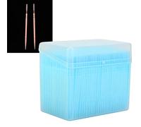 Boîte de 1100 Pièces, Double Tête, Nettoyage des Dents, Cure-dents, Soins Buccaux, Fil Dentaire (Bleu)