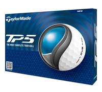 Boite De 12 Balles De Golf Taylormade Tp5 Blanches New