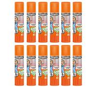 Boîte de 12 bâtons de colle TRANSPARENTE Cléostick Adhésive en 8 gr