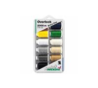 Boîte de 12 Cônes Fil Aerolock n°180 2000m Coloris Assortis pour Surjeteuse