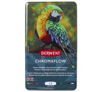 Derwent Crayons Chromaflow Metallic 12 pièces Multicolore Enfants