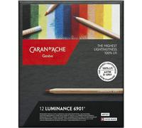 Boîte De 12 Crayons De Couleur Luminance 6901 Caran D'ache
