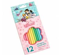 Boîte De 12 Crayons De Couleur Pastel Diddl
