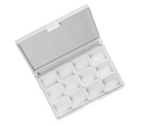 Boîte de 12 emplacements pour peinture aquarelle avec couvercle anti-poussière et plateau de mélange portable pour palette d'artiste et d'étudiant