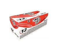 Boîte de 12 feutres BIC Kids Visacolor XL rouge - rouge