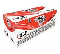 Boîte de 12 feutres BIC Kids Visacolor XL rouge - rouge