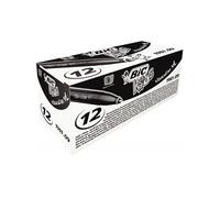 BIC Kids Visacolor XL Feutres de Coloriage pour Enfants, Pointe Large, Lavables - Noir, Boîte de 12 feutres