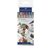 Boîte de 12 Marqueurs Faber-Castell Couleurs métallisées Multicolore G