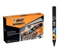 Boîte de 12 marqueurs peinture Intensity noirs