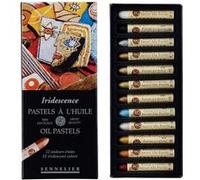Boite de 12 pastels à l'huile - Couleurs irisées - Sennelier G