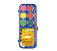 boite de 12 pastilles de couleur + 1 pinceau