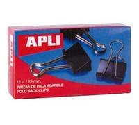 Apli 11949 Boîte de 12 pinces à clip 25mm