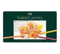 Faber-Castell Crayons Polychromos boîte métal 120 pièces multicolore