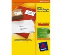 Boîte de 1400 étiquettes blanches multi usages, 105 x 42,3 mm G