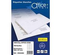 Boite de 1400 étiquettes multi-usage blanches, Format 105 x 42,4 mm G