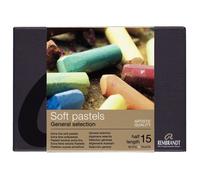 Boîte De 15 Demi-Pastels Tendres Rembrandt Assortiment